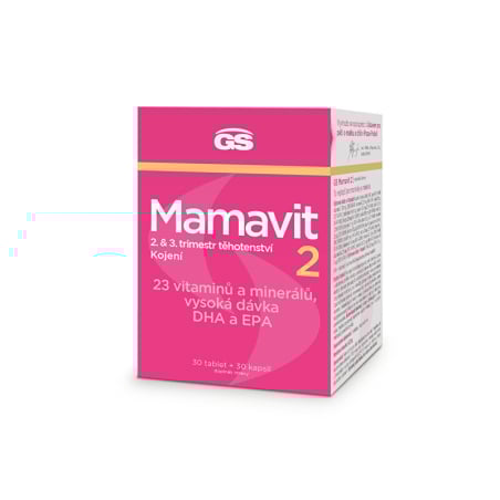 GS Mamavit 2 Těhotenství a kojení 30 tablet + GreenSwan - 30 kapslí
