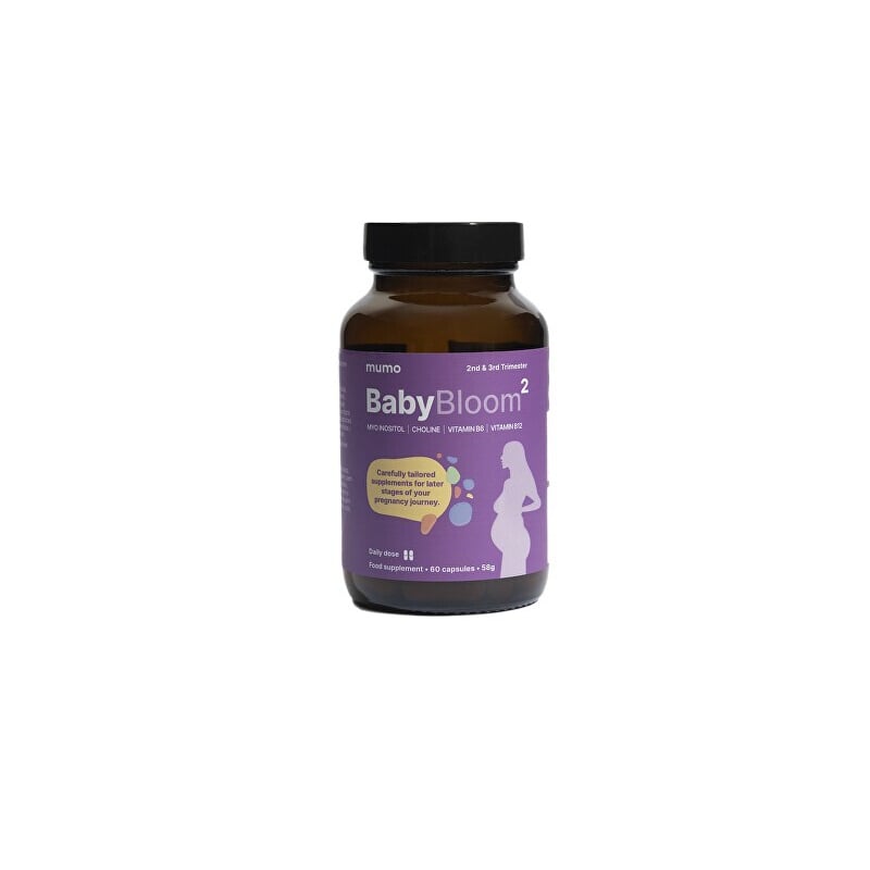 BabyBloom 2 / pro 2. a 3. trimestr těhotenství Mumo - 60 kapslí BabyBloom 2 / pro 2. a 3. trimestr těhotenství Mumo - 60 kapslí