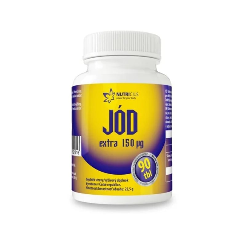 Jód Extra 150 mcg Nutricius - 90 tablet