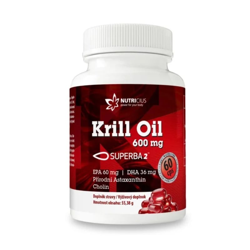 Krill oil 600 mg Superba2 Nutricius - 60 kapslí