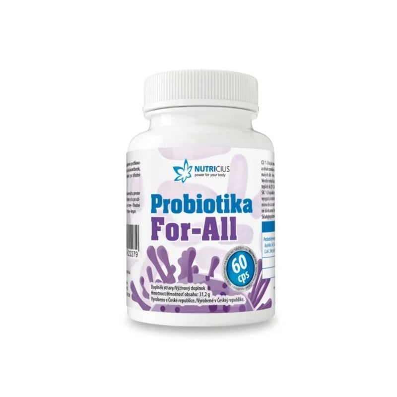 Probiotika For / All Nutricius - 60 kapslí Probiotika For / All Nutricius - 60 kapslí