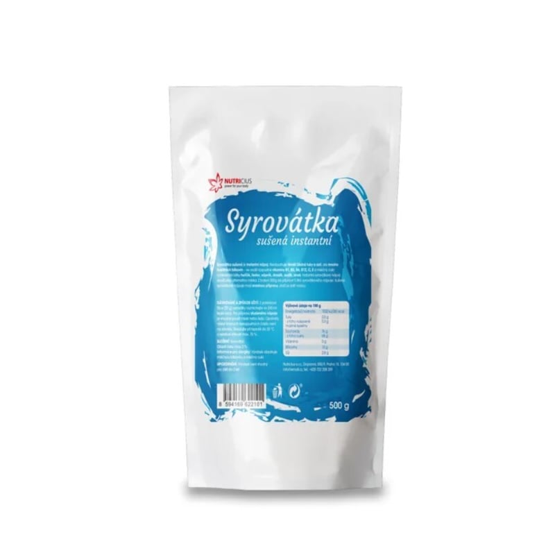 Syrovátka sušená instantní nápoj Nutricius - 500 g Syrovátka sušená instantní nápoj Nutricius - 500 g