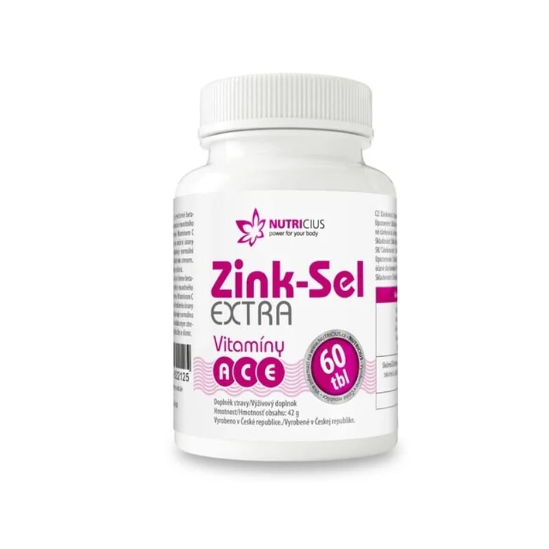 Zink-Sel extra Nutricius - 60 tablet Zink-Sel extra Nutricius - 60 tablet