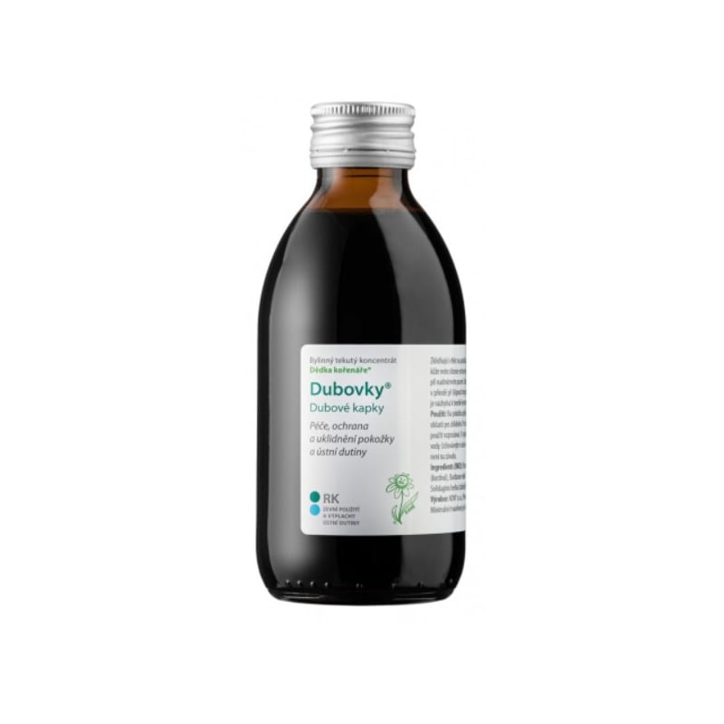 Dubovky / dubové kapky RK Dědek Kořenář - 200 ml