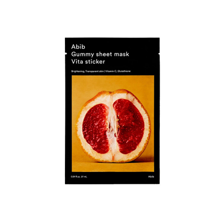 Rozjasňující plátýnková maska Vita Sticker (Gummy Sheet Mask) Abib - 27 ml