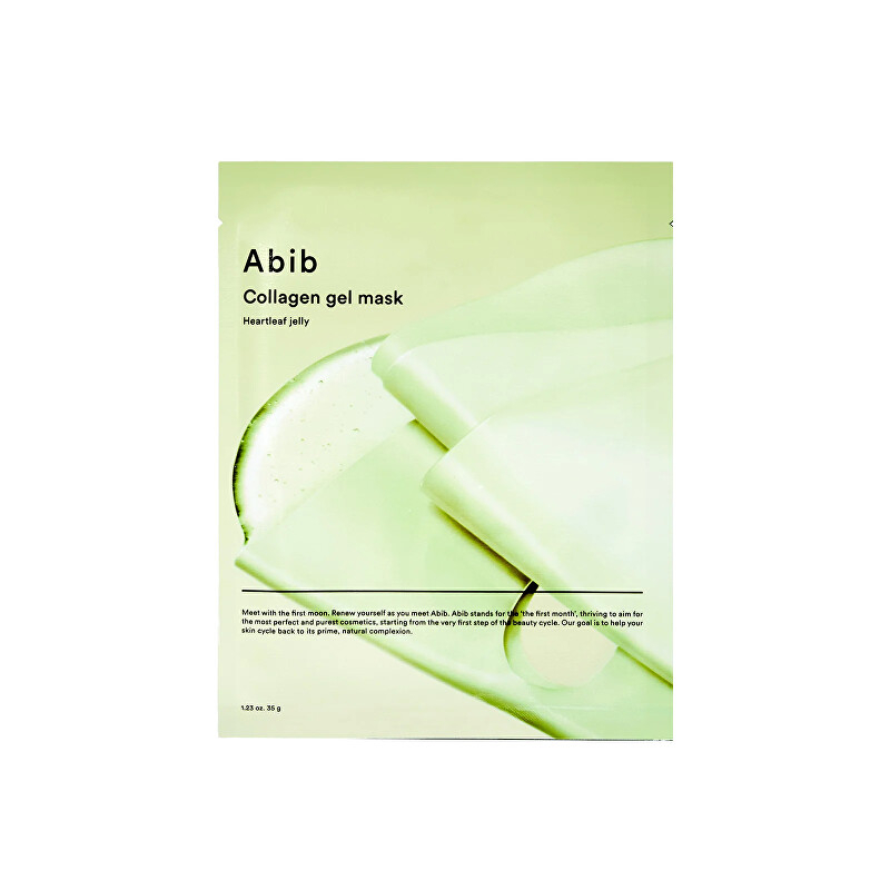 Kolagenová plátýnková maska Heartleaf Jelly (Collagen Gel Mask) Abib - 4 ks Kolagenová plátýnková maska Heartleaf Jelly (Collagen Gel Mask) Abib - 4 ks