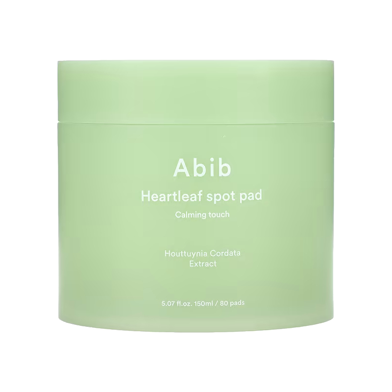 Zklidňující tonizační tampony Calming Touch (Heartleaf Spot Pad) Abib - 80 ks Zklidňující tonizační tampony Calming Touch (Heartleaf Spot Pad) Abib - 80 ks