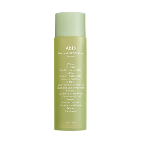Zklidňující pleťové tonikum Skin Booster Heartleaf (Calming Toner) Abib - 200 ml
