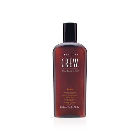 Multifunkční přípravek na vlasy a tělo (3-in-1 Shampoo, Conditioner And Body Wash) American Crew - 250 ml