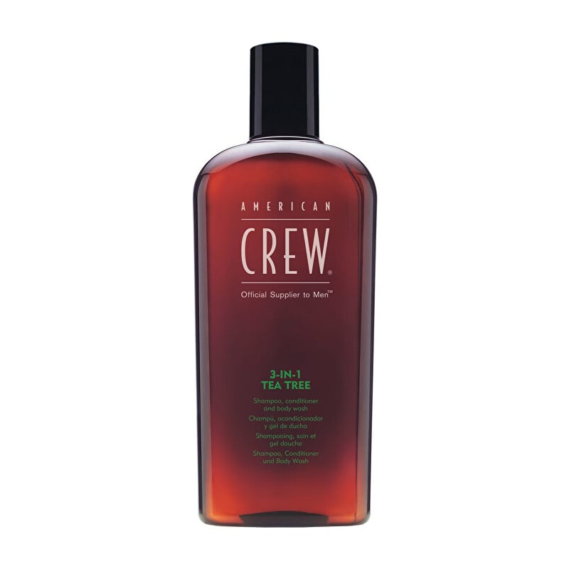 Šampon s tea tree 3v1 (Shampoo, Conditioner & Body Wash) American Crew - 450 ml Šampon s tea tree 3v1 (Shampoo, Conditioner & Body Wash) American Crew - 450 ml