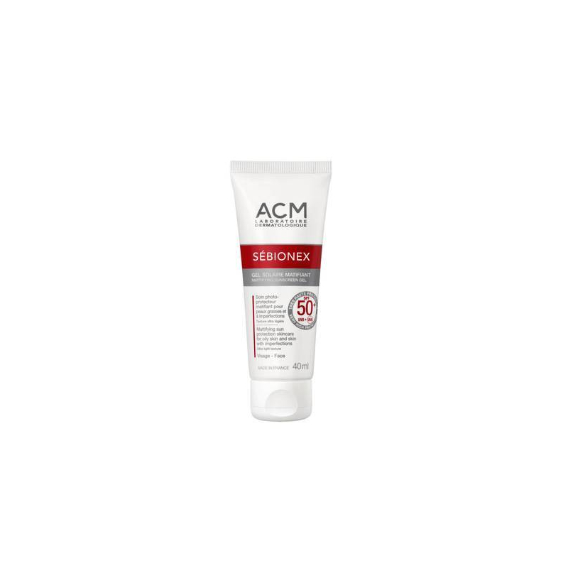 Zmatňující krémový gel SPF 50+Sébionex (Mattifying Sunscreen Gel) ACM - 40 ml Zmatňující krémový gel SPF 50+Sébionex (Mattifying Sunscreen Gel) ACM - 40 ml