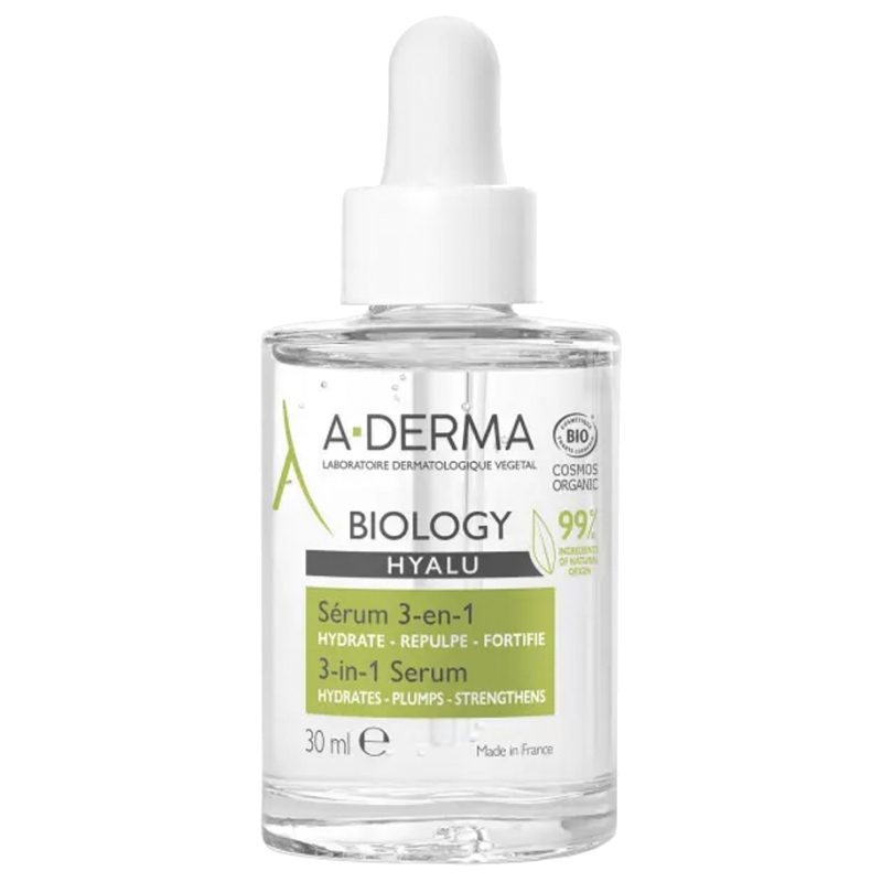 Hyaluronové sérum 3v1 Biology Hyalu (3-in-1 Serum) A-DERMA - 30 ml Hyaluronové sérum 3v1 Biology Hyalu (3-in-1 Serum) A-DERMA - 30 ml