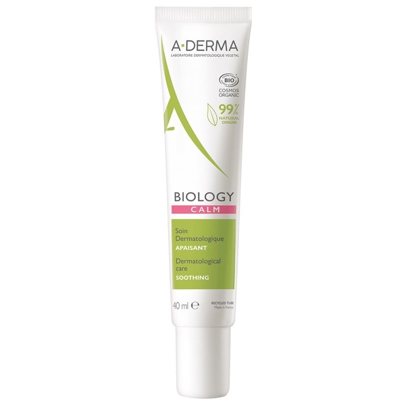 Zklidňující fluid pro citlivou a reaktivní pleť Biology Calm (Soothing Care) A-DERMA - 40 ml Zklidňující fluid pro citlivou a reaktivní pleť Biology Calm (Soothing Care) A-DERMA - 40 ml