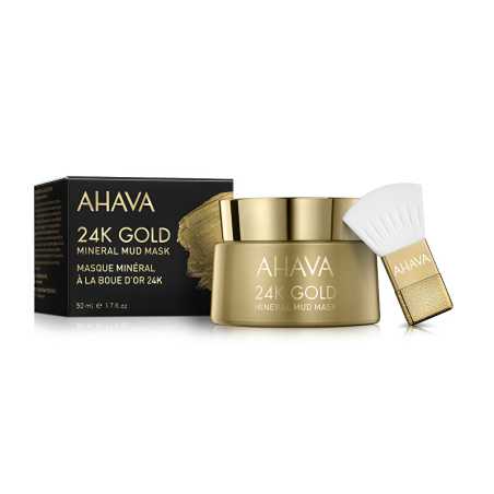 Minerální bahenní maska s 24K zlatem 24K Gold (Mineral Mud Mask) AHAVA - 50 ml