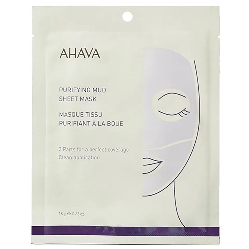 Čisticí bahenní plátýnková maska (Purifying Mud Sheet Mask) AHAVA - 18 g Čisticí bahenní plátýnková maska (Purifying Mud Sheet Mask) AHAVA - 18 g
