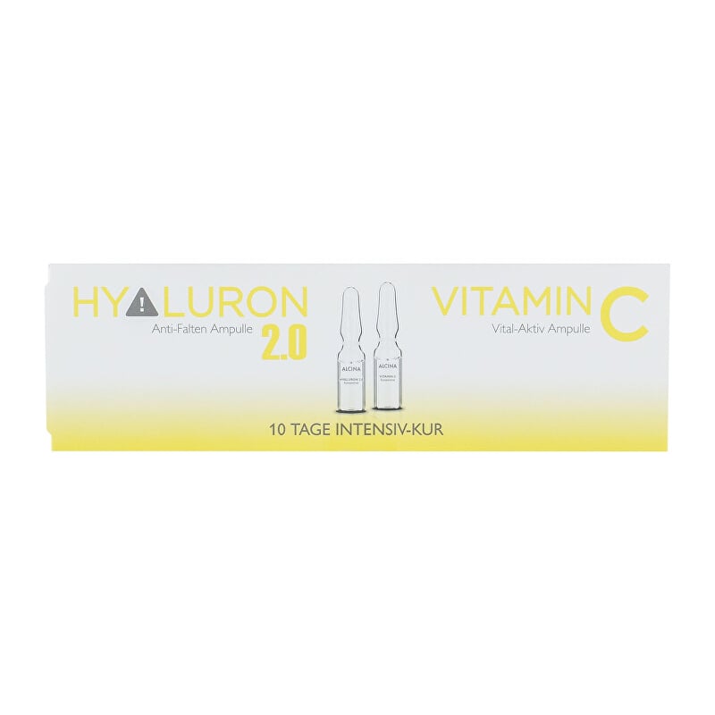 Regenerační pleťové ampule s kyselinou hyaluronovou a vitamínem C Vital-Aktiv Ampulle Alcina - 10 x 1 ml Regenerační pleťové ampule s kyselinou hyaluronovou a vitamínem C Vital-Aktiv Ampulle Alcina - 10 x 1 ml