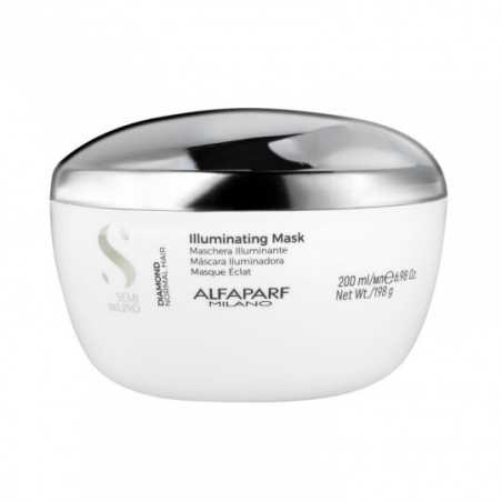 Rozjasňující maska pro normální vlasy Semi di Lino Diamond (Illuminating Mask) Alfaparf Milano - 500 ml