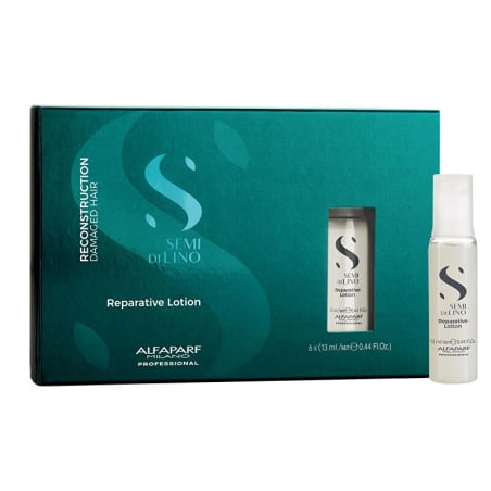 Rekonstrukční mléko pro poškozené vlasy Semi Di Lino Reconstruction (Reparative Lotion) Alfaparf Milano - 6 x 13 ml