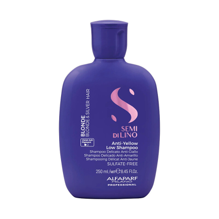 Šampon neutralizující žluté tóny Semi Di Lino Blonde (Anti-Yellow Low Shampoo) Alfaparf Milano - 250 ml