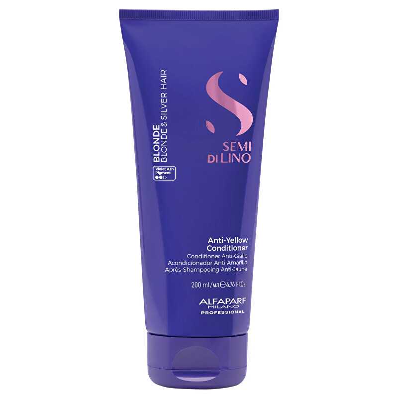 Kondicionér neutralizující žluté tóny Semi Di Lino Blonde (Anti-Yellow Conditioner) Alfaparf Milano - 200 ml Kondicionér neutralizující žluté tóny Semi Di Lino Blonde (Anti-Yellow Conditioner) Alfaparf Milano - 200 ml