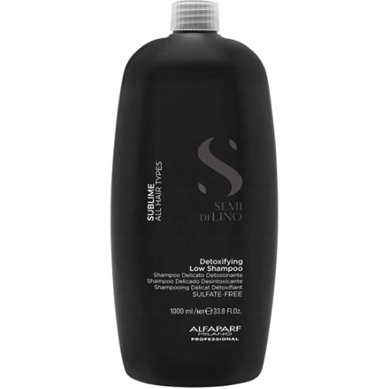 Detoxikační šampon na vlasy Semi Di Lino Sublime (Detoxifying Low Shampoo) Alfaparf Milano - 1000 ml Detoxikační šampon na vlasy Semi Di Lino Sublime (Detoxifying Low Shampoo) Alfaparf Milano - 1000 ml