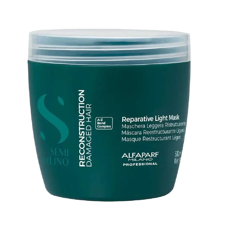 Intenzivní maska pro jemné a poškozené vlasy Semi Di Lino Reconstruction (Reparative Light Mask) Alfaparf Milano - 200 ml Intenzivní maska pro jemné a poškozené vlasy Semi Di Lino Reconstruction (Reparative Light Mask) Alfaparf Milano - 200 ml