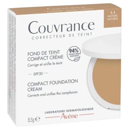 Kompaktní krémový make-up SPF 30 odstín 1.1 Natural Avène - 8,5 g