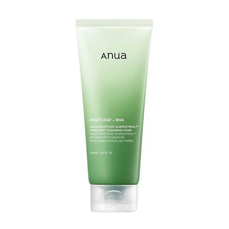Čisticí pěna pro problematickou pleť Heartleaf + BHA (Pore Deep Cleansing Foam) Anua - 150 ml Čisticí pěna pro problematickou pleť Heartleaf + BHA (Pore Deep Cleansing Foam) Anua - 150 ml