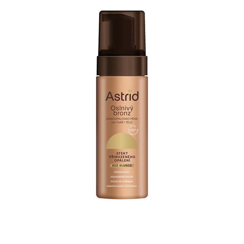 Samoopalovací pěna na tvář a tělo Oslnivý bronz Astrid - 150 ml Samoopalovací pěna na tvář a tělo Oslnivý bronz Astrid - 150 ml