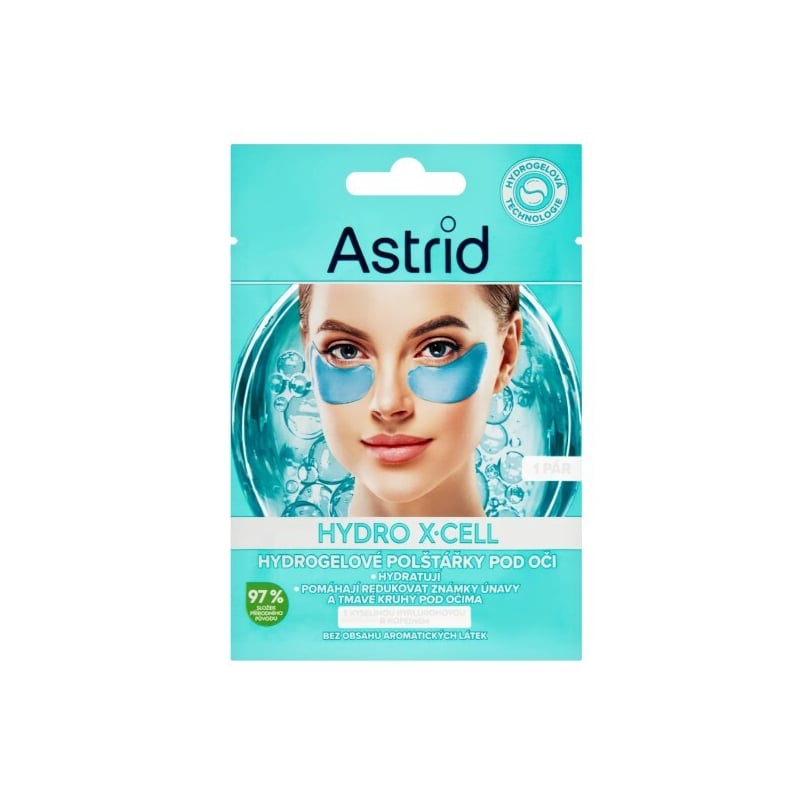 Hydrogelové polštářky pod oči Hydro X-Cell Astrid - 2 ks