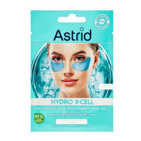 Hydrogelové polštářky pod oči Hydro X-Cell Astrid - 2 ks