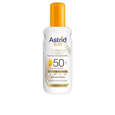 Mléko na opalování ve spreji Bronz SPF 50 Astrid - 150 ml