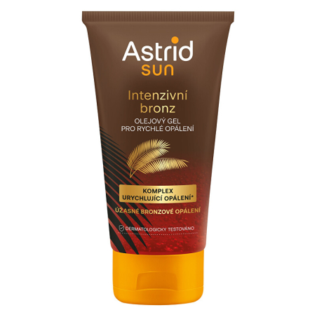 Olejový gel pro rychlé opálení Astrid - 150 ml
