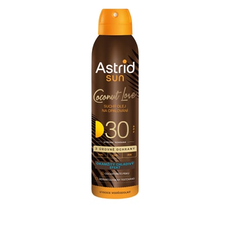 Suchý olej na opalování SPF 30 Astrid - 150 ml