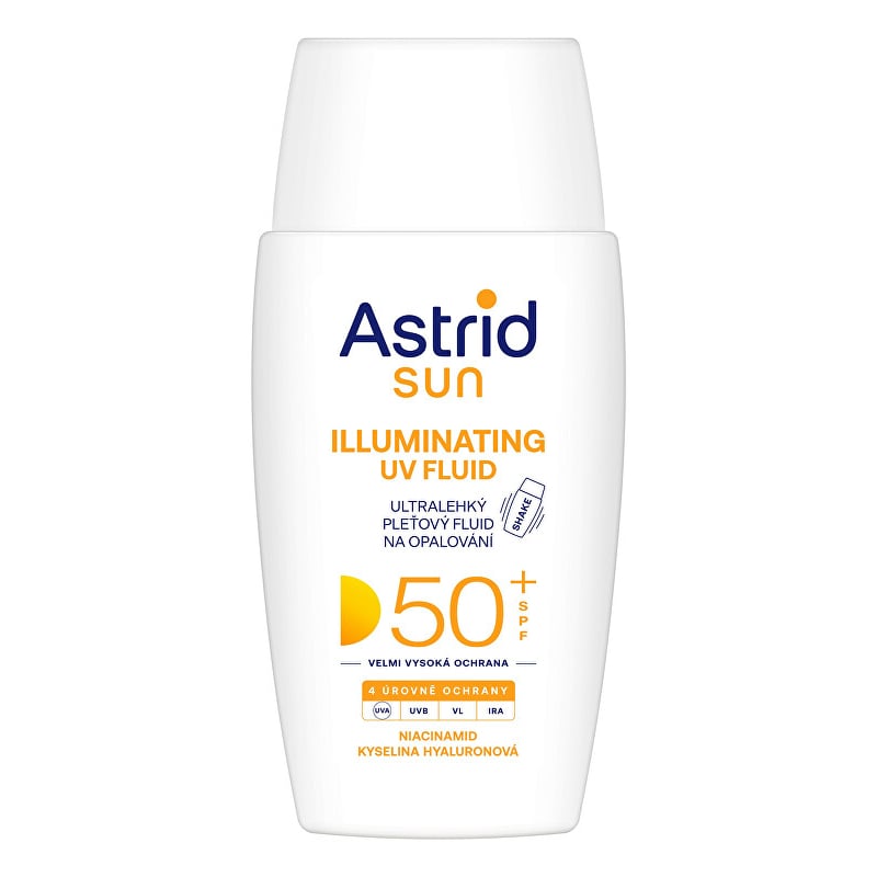 Pleťový fluid na opalování SPF 50+ Astrid - 50 ml Pleťový fluid na opalování SPF 50+ Astrid - 50 ml