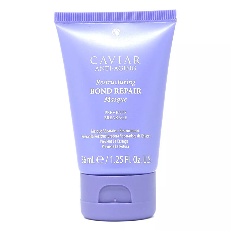 Hloubkově obnovující maska na poškozené vlasy Caviar Anti-Aging (Restructuring Bond Repair Masque Mini) Alterna - 36 ml Hloubkově obnovující maska na poškozené vlasy Caviar Anti-Aging (Restructuring Bond Repair Masque Mini) Alterna - 36 ml