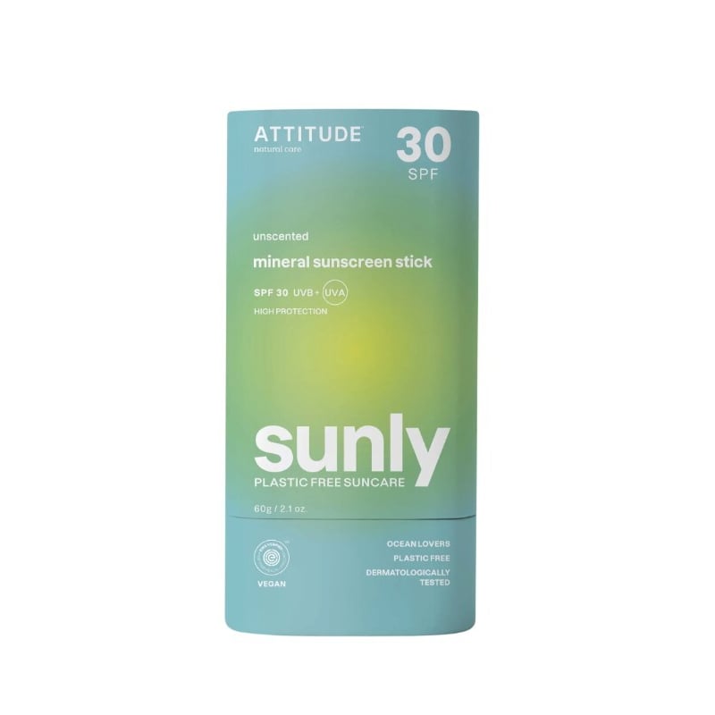Minerální ochranná tyčinka na tělo bez parfemace SPF 30 Sunly (Mineral Sunscreen Stick) Attitude - 60 g Minerální ochranná tyčinka na tělo bez parfemace SPF 30 Sunly (Mineral Sunscreen Stick) Attitude - 60 g
