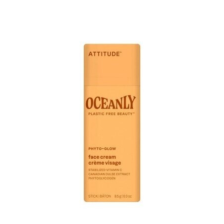 Rozjasňující pleťový krém v tyčince s vitamínem C Oceanly (Glow Face Cream) Attitude - 8,5 g