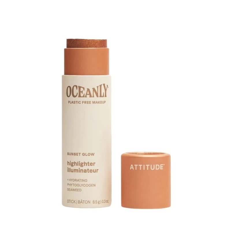 Krémový rozjasňovač v tyčince Oceanly (Highlighter) Attitude / Odstín: Sunset Glow - 8,5 g Krémový rozjasňovač v tyčince Oceanly (Highlighter) Attitude / Odstín: Sunset Glow - 8,5 g