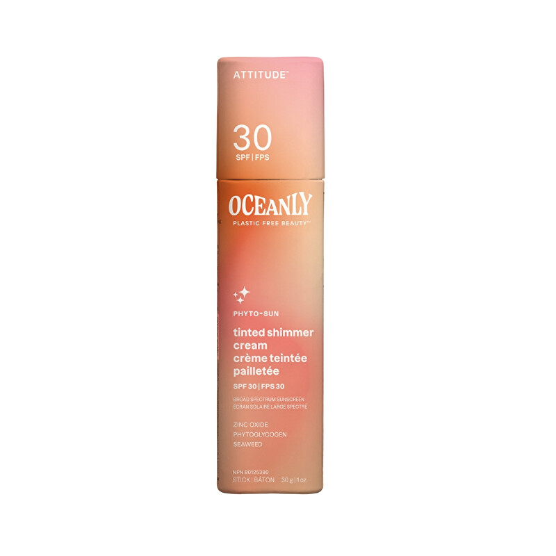 Tónující třpytivý hydratační krém SPF 30 (Tinted Shimmer Cream) Attitude - 30 g Tónující třpytivý hydratační krém SPF 30 (Tinted Shimmer Cream) Attitude - 30 g