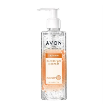 Micelární čisticí pleťový gel s rozjasňujícím účinkem Nutraeffect (Micellar Gel Cleanser) Avon - 195 ml