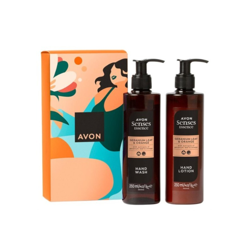Kosmetická sada s vůní pomeranče a listu pelargonie Senses Avon Kosmetická sada s vůní pomeranče a listu pelargonie Senses Avon