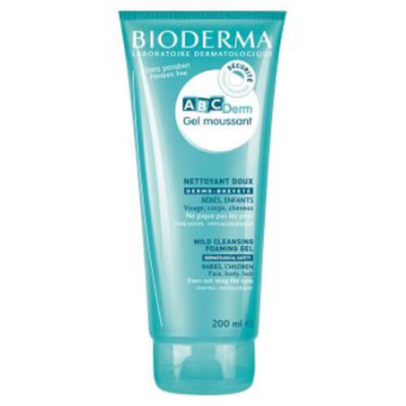 Jemný čisticí gel pro dětskou pokožku ABCDerm Moussant Aveda - 200 ml