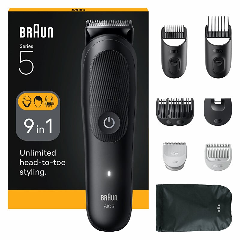 Multifunkční zastřihovač 9v1 Series 5 AIO5540 Aveda Multifunkční zastřihovač 9v1 Series 5 AIO5540 Aveda