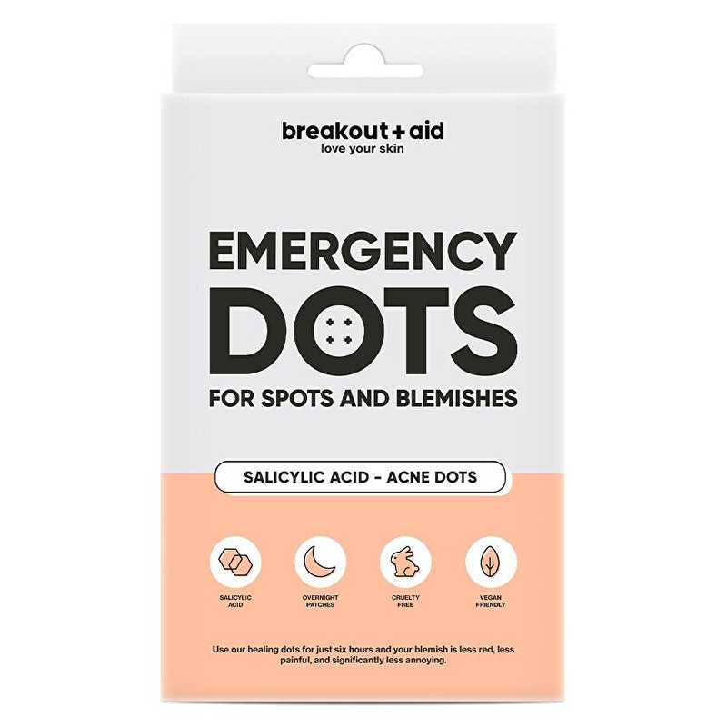 Náplasti na akné s kyselinou salicylovou Emergency Dots Aveda - 72 ks