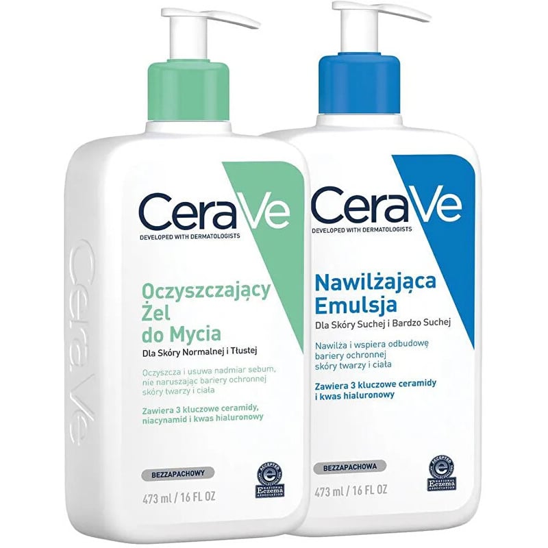 Sada čisticí mycí gel a hydratační emulze Aveda - 2 x 473 ml