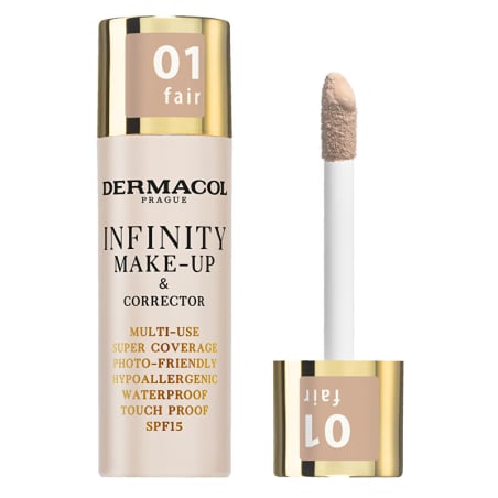 Vysoce krycí make-up a korektor Infinity (Multi-Use Super Coverage Waterproof Touch) Aveda / Odstín: 02 Beige - 20 g