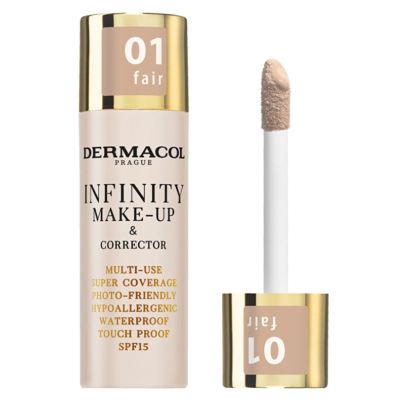 Vysoce krycí make-up a korektor Infinity (Multi-Use Super Coverage Waterproof Touch) Aveda / Odstín: 04 Bronze - 20 g Vysoce krycí make-up a korektor Infinity (Multi-Use Super Coverage Waterproof Touch) Aveda / Odstín: 04 Bronze - 20 g