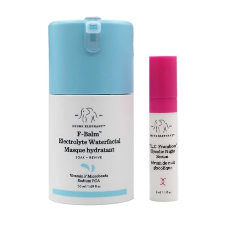 Sada noční pleťové péče F-Balm + T.L.C. Framboos Aveda