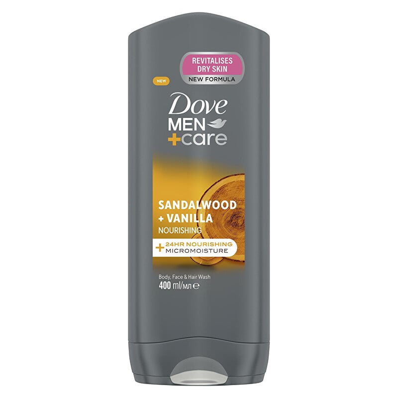 Vyživující sprchový gel Men+Care Sandalwood & Vanilla (Body, Face & Hair Wash) Aveda / Odstín: 400 ml - 400 ml Vyživující sprchový gel Men+Care Sandalwood & Vanilla (Body, Face & Hair Wash) Aveda / Odstín: 400 ml - 400 ml